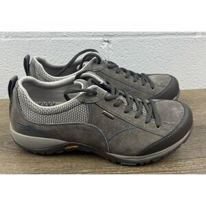 Dansko Paisley Waterproof Sneakers Gray Vibram Walking Shoes Women 41, 10.5-11
